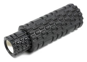 Массажный ролик EasyFit Grid Roller Double 33 см Черный