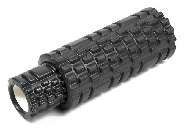 Массажный ролик EasyFit Grid Roller Double 33 см Черный EFIT_EF-7737s-4