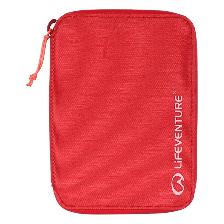 Lifeventure кошелек Recycled RFID Mini Travel Wallet raspberry 68765