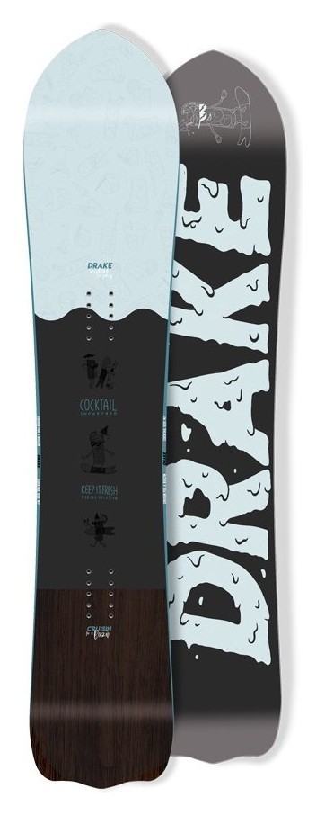 Сноуборд Drake COCKTAIL 157 Black/white (76221039) RCH_20274
