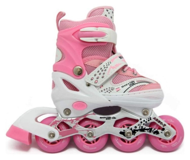 Ролики Maraton Oscar M(34-38) pink MRTN_2854