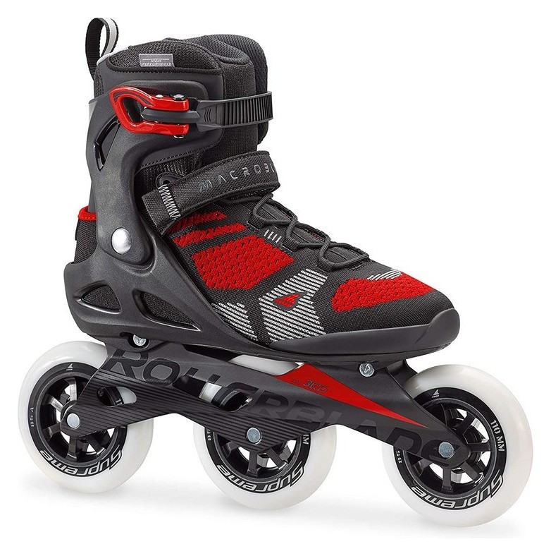 Роликові коньки для дорослих Rollerblade MACROBLADE 110 3WD M 40.5 (8US) 260мм Black/red (07846500 741) RCH_11209