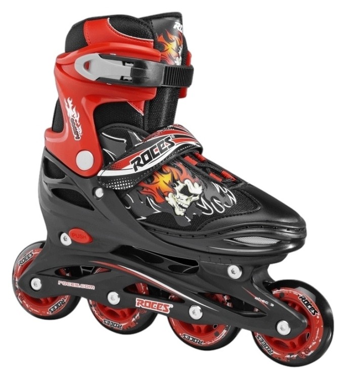 Роликовые коньки Roces COMPY 6.0 BOY /черно-красный/34-37 400808/red/34-37