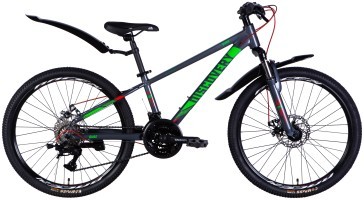 Велосипед AL 24" Discovery QUBE DD CS рама-11,5" сірий 2025