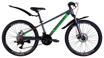 Велосипед AL 24" Discovery QUBE DD CS рама-11,5" сірий 2025