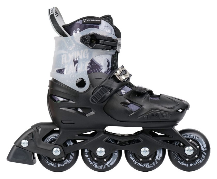 Дитячі розсувні ролики Flying Eagle S3 чорні ROL_12460_1
