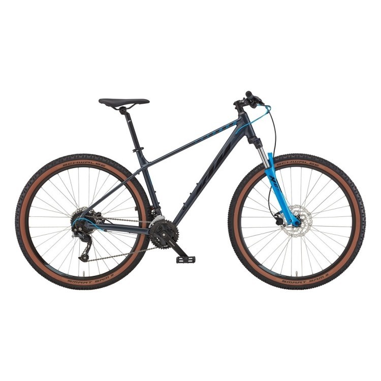 Велосипед KTM CHICAGO 291 29 " рама XL / 53, сірий (чорно-блакитний), 2022 22809113
