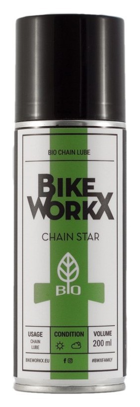 Мастило для ланцюга BikeWorkX Сhain Star BIO 200 мл OBOD_CHAINSTARBIO/200