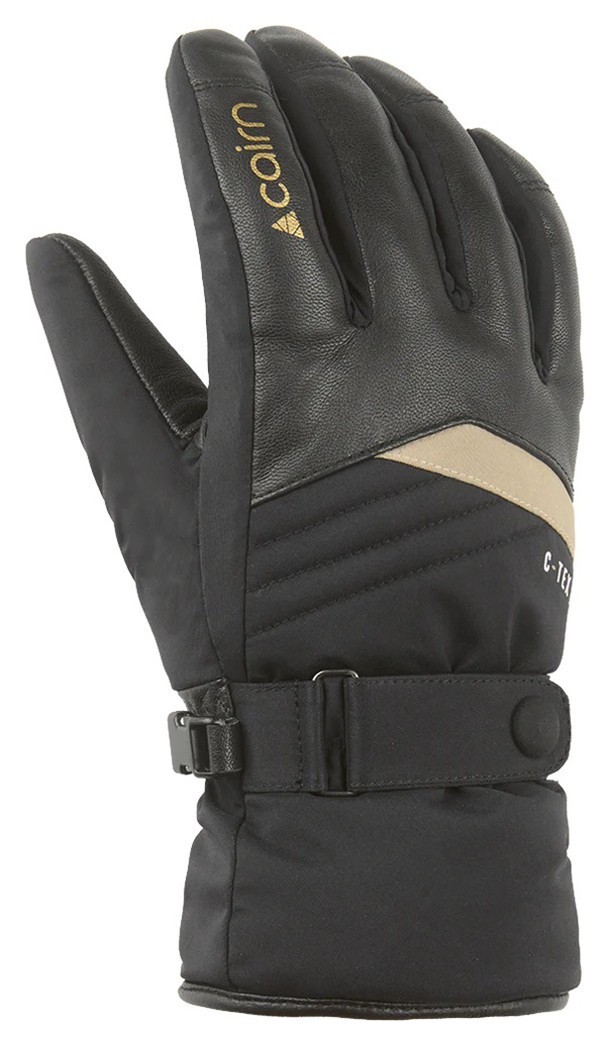 Cairn перчатки лыжные Masaya W black-gold 6 0494595-102-6