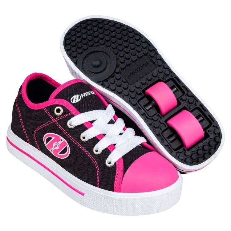 Роликові кросівки Heelys X2 Classic X2 (HE101461) Black/White/Hot Pink HLY-G2W-8296