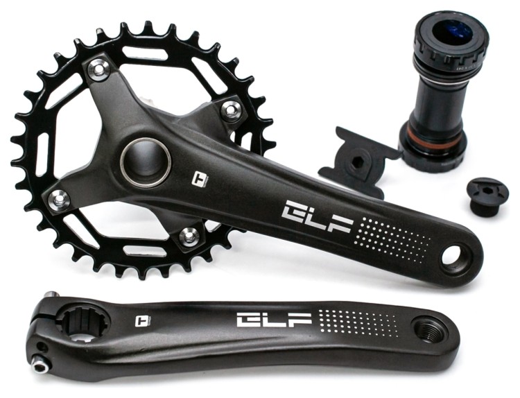 Шатун AL+ST L170мм 36T T-Self A26Z-SS300 в комплекте с кареткой CHW-304