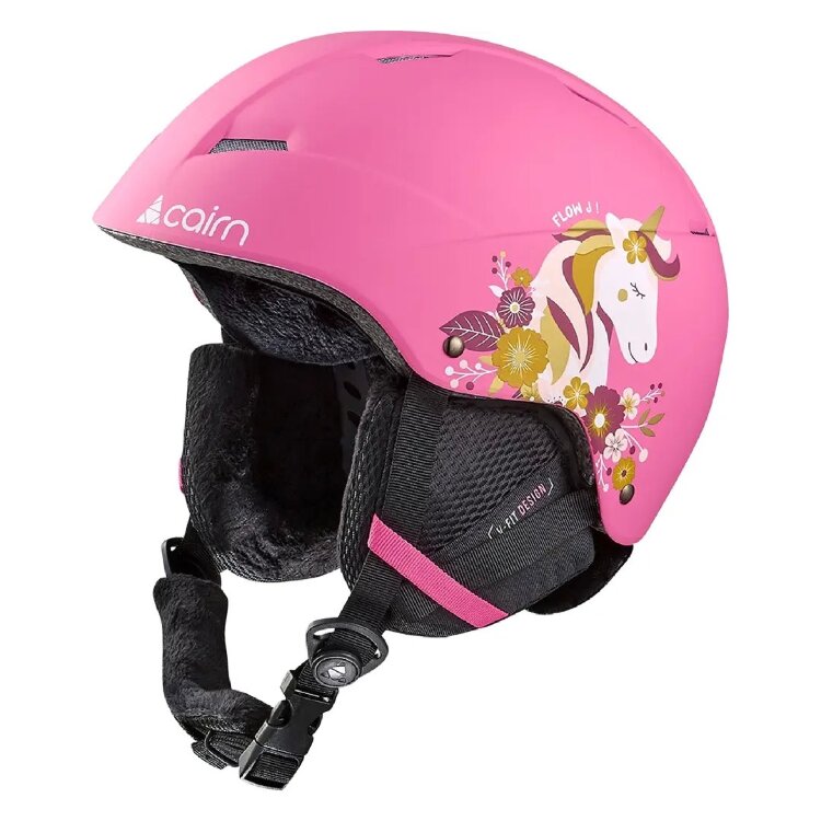 Шлем Cairn Flow Jr mat pink-unicorn 0605419-115-51-53