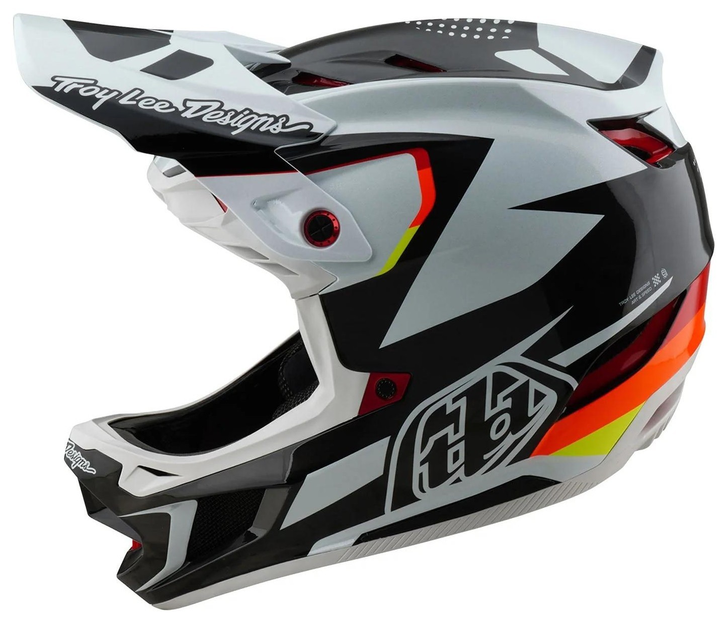 Вело шолом TLD D4 CARBON HELMET; [OPTIC BLACK] M OBOD_139040003