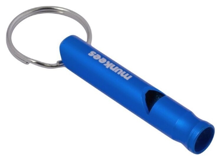 Munkees 3393 брелок-свисток Whistle Small Alu dark blue 3393-DB
