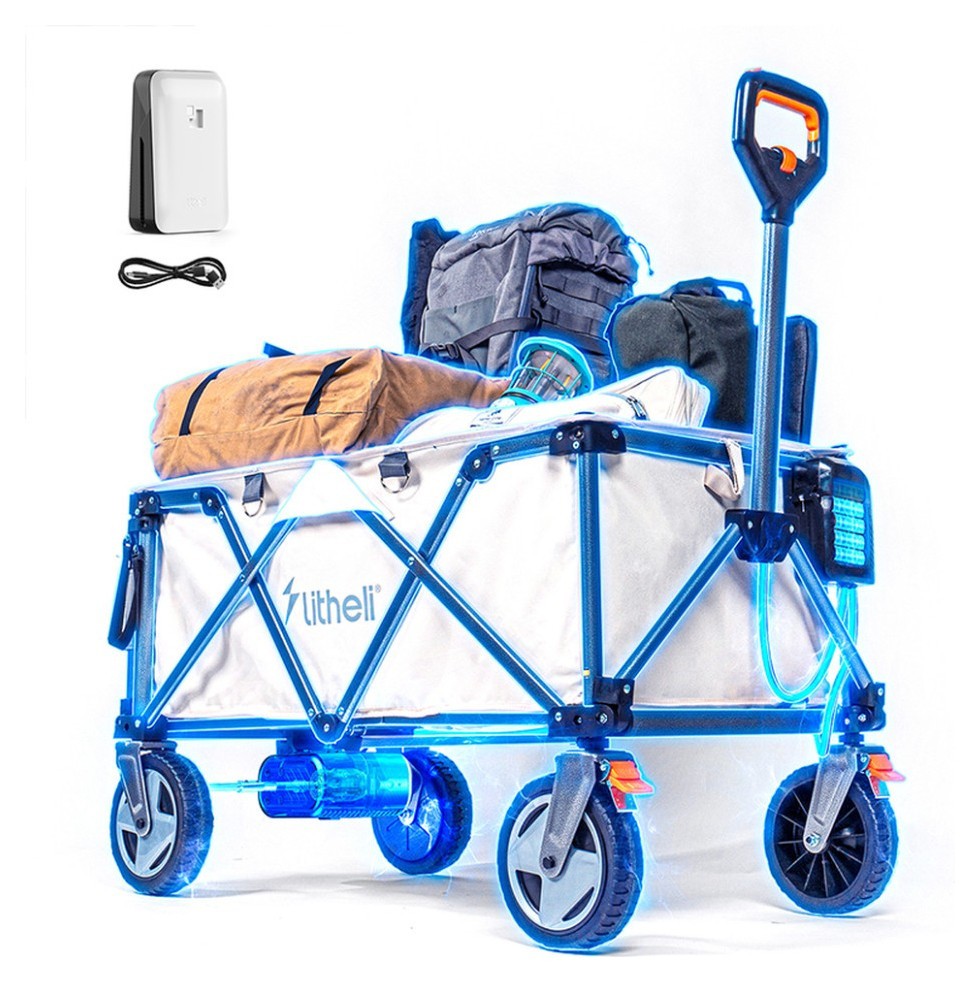 Акумуляторний візок Litheli з двигуном від павербанку (УМБ Litheli Power Bank 20000 mAh, 45 W в комплекті) FNR_U20HW01-0U115