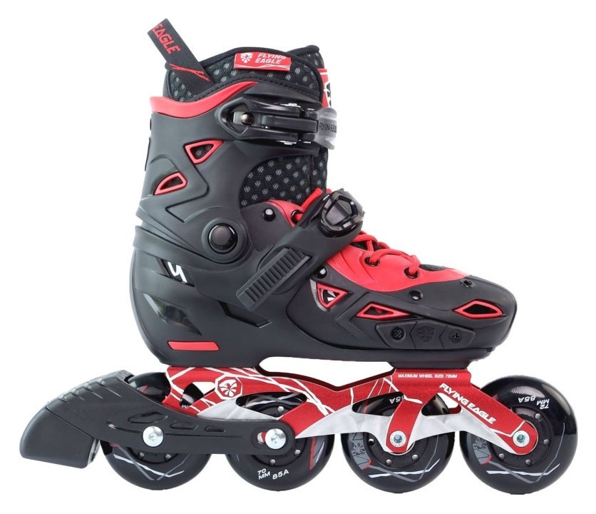 Дитячі розсувні ролики Flying Eagle S9 dual density червоні ROL_11448_2