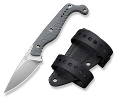 Ніж фіксований тактичний Civivi SOKN, (7.2 см) Nitro-V / G10 сірий
