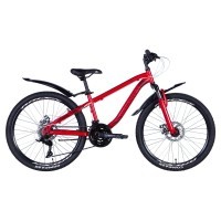 Велосипед 24" Discovery FLINT AM DD 2024 (красный (м))