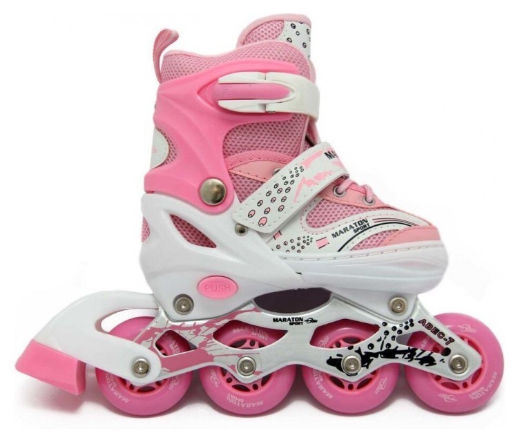 Ролики Maraton Oscar S(28-33) pink MRTN_2835
