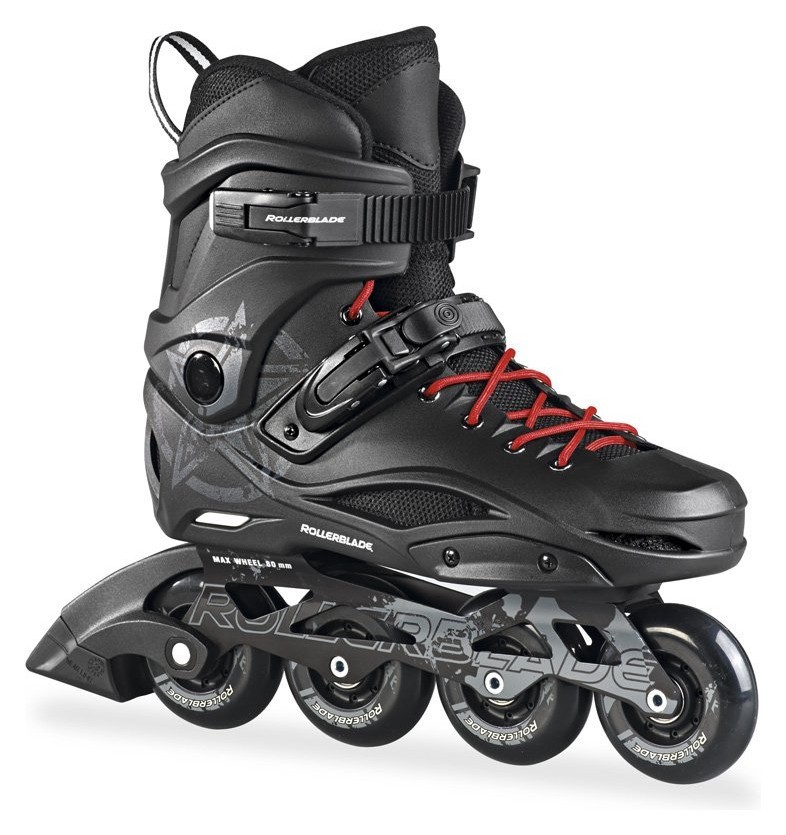 Роликові коньки для дорослих Rollerblade RB 80 42 (9US) 270мм Black/white (07506000 787) O RCH_18657