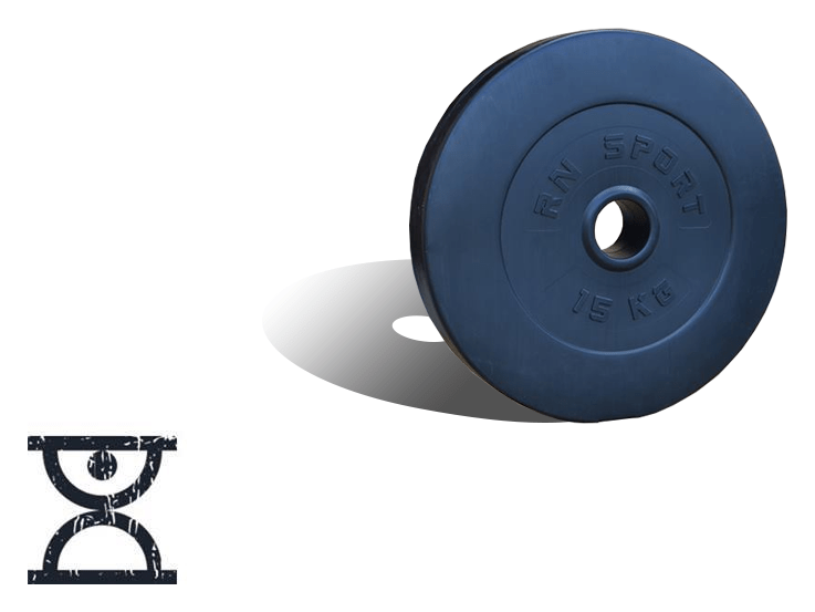 Диск для штанги Rn-Sport на 15 кг (51 мм) RNS_B-15-51