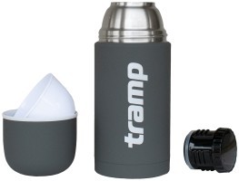 Термос TRAMP Soft Touch 0,75л, Сірий