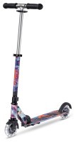 Самокат MICRO серії "Sprite Glow LED Art Collection" – КОСМОС (до 100 кг (kg), двоколісний, світло)