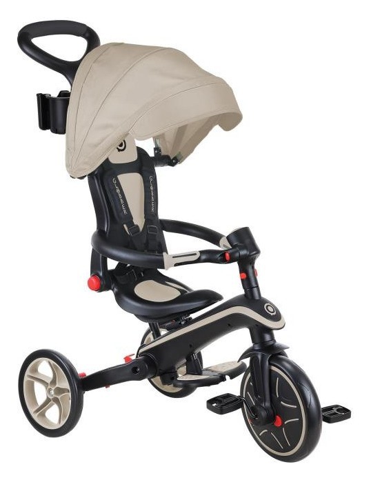 Велосипед детский GLOBBER серии EXPLORER TRIKE FOLDABLE 4в1, песочный, до 20кг, 3 колеса DWT_732-466-2