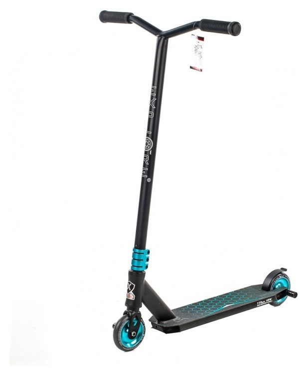 Трюковой самокат Explore CROSS DELUXE II, синий AMG-CROSSDELUXEII-blue