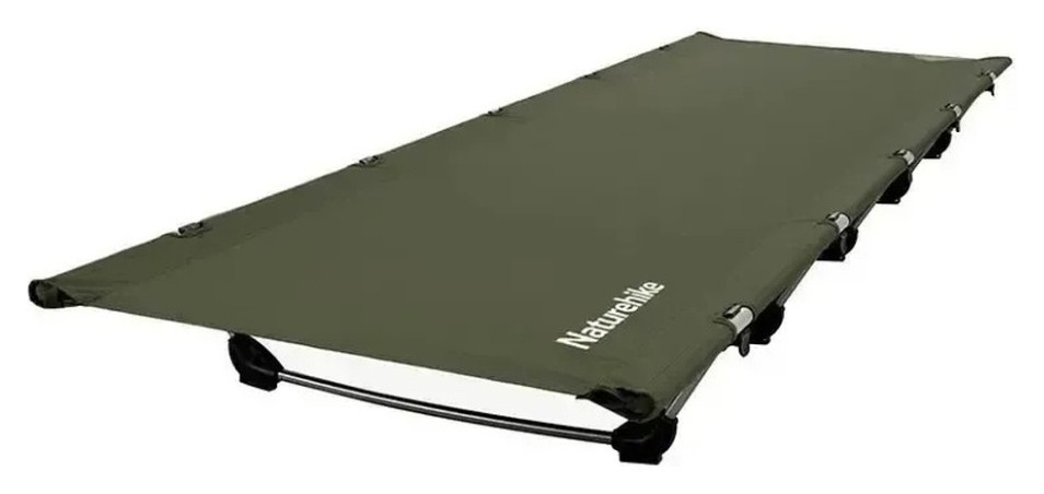 Ліжко складане Naturehike XJC05 NH20JJ001, Поліестер Oxford / алюміній, темно-зелене FNR_6927595768761