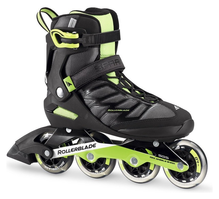 Роликові коньки для дорослих Rollerblade SPARK 84 M 41 (8.5US) 265мм Black/green (07740800 T83) RCH_11178