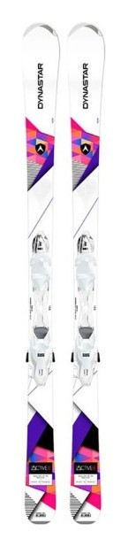 Ліжі гірські (комплект) Dynastar ACTIVE 8 ECO+XPRESS W 10 148см White/multocolor (DAEVL01+FCED048) RCH_20656