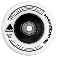 Rollerblade колеса с подшипниками 80 mm/ILQ9 Hydro SE white