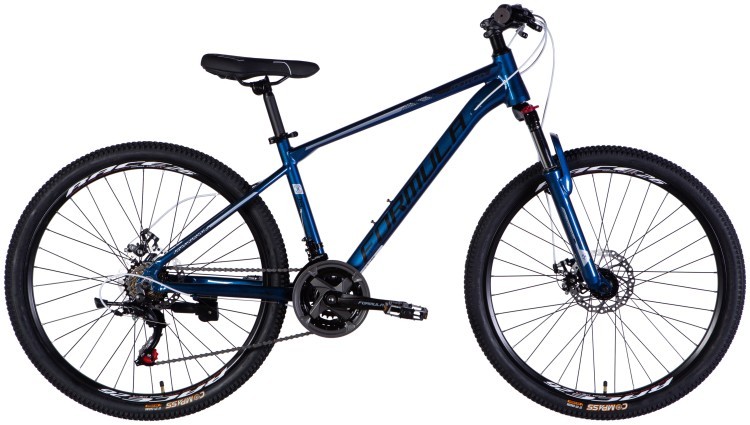 Велосипед AL 26" Formula MOTION DD FR рама-16" сине-черный 2025 OPS-FR-26-763