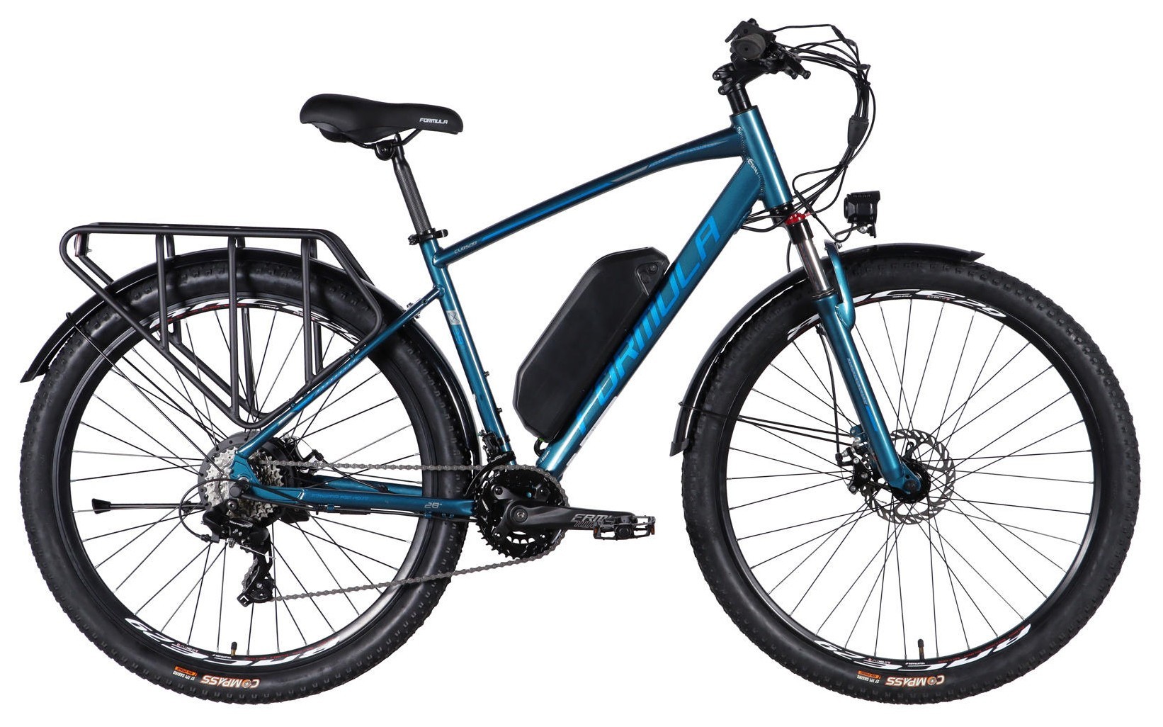 Велосипед з електроприводом 29" AL Formula eCURSOR MAN DD CS рама-19" 48B 13А*г 500Вт темно-синій 2026 ELB-FR-29-241