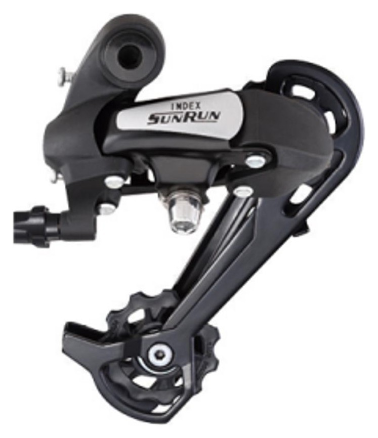 Перемикач задн. 7-9 max-32T під болт SUNRUN RD-HG-26A чорний довга лапка DERB-142