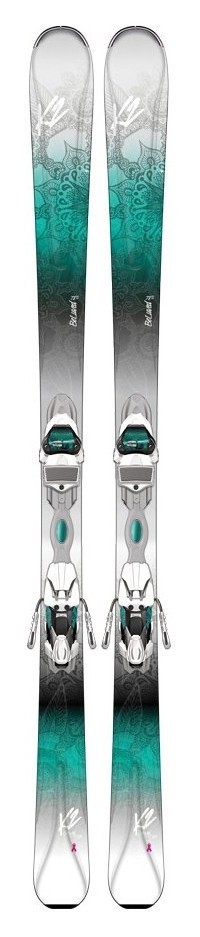 Ліжі гірські (комплект) K2 BELUVED 78TI+ER3 10 TP TCX 156см Turquoise/grey/white (10A0402.141.1+10A1006.141.2) RCH_22183