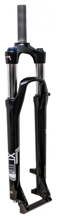 Вилка 26" 1-1/8" ход-100mm SUNTOUR SF16-XCM26" HLO DS с гидравл. локаутом, ноги 30мм (черный) FRK-293