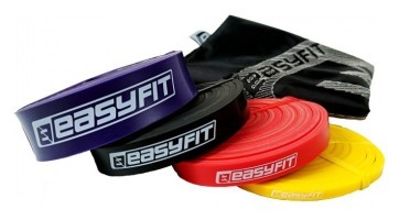 Резиновые петли EasyFit: набор 1-45 кг (4 шт)