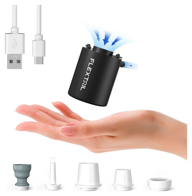 Кемпинговый насос Flextail Tiny Pump, черный FNR_6975755961323