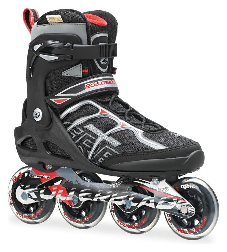 Роликові коньки для дорослих Rollerblade MACROBLADE 84 ALU M 40.5 (8US) 260мм Black/red (07356000 741) V RCH_18649