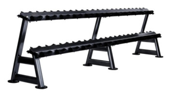 Устойчивая гантельная 2-х ярусная Generation Fitness FF71D2E (на 12 пар)