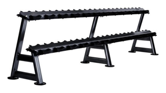 Устойчивая гантельная 2-х ярусная Generation Fitness FF71D2E (на 12 пар) RNS_FF71D2E