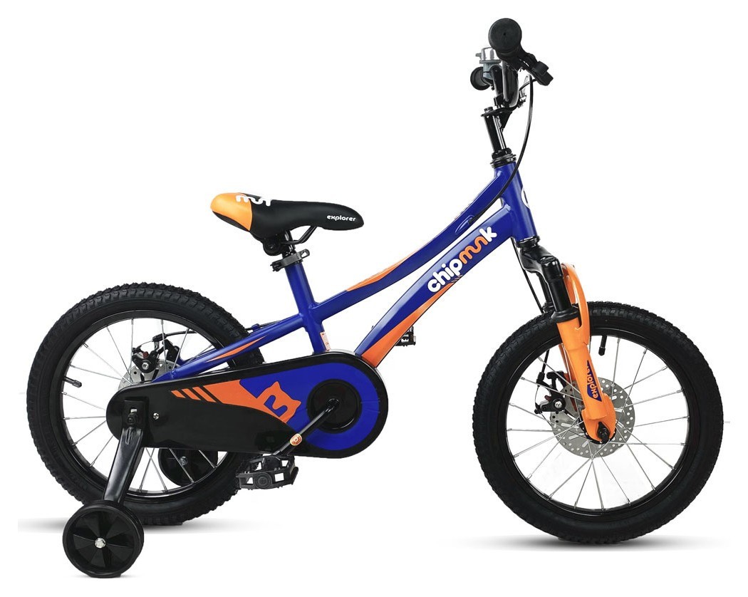 Велосипед детский RoyalBaby Chipmunk EXPLORER 16", OFFICIAL UA, синий CM16-3B-blue
