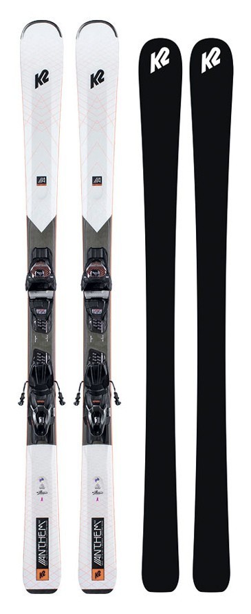 Лежи горные комплект K2 ANTHEM 76X W+ER3 10 COMPACT QKCLK 142см White/black (10E0406.243.1+10E1011.143.1) RCH_17629