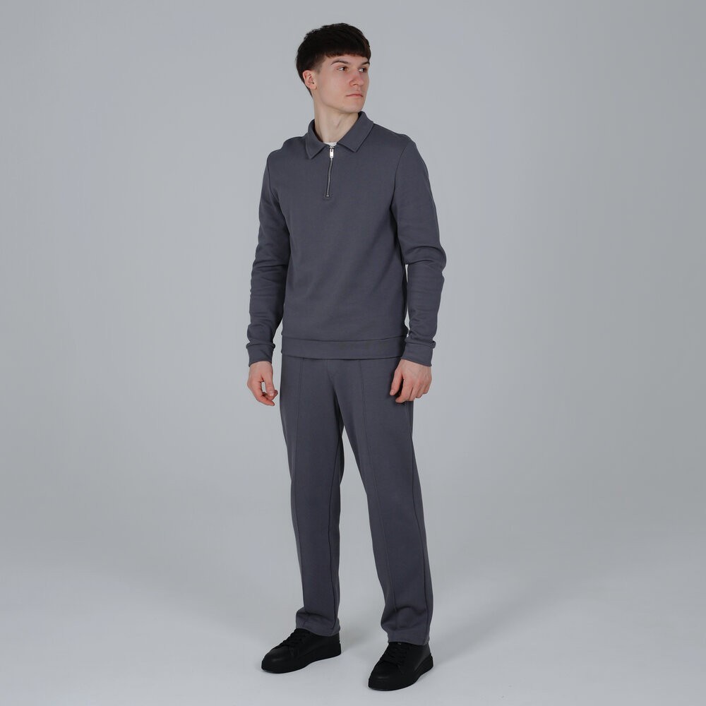 Темно-сірий спортивний костюм для чоловіків Pobedov Binance. Весна осінь спортивний комплект POB_00000009367