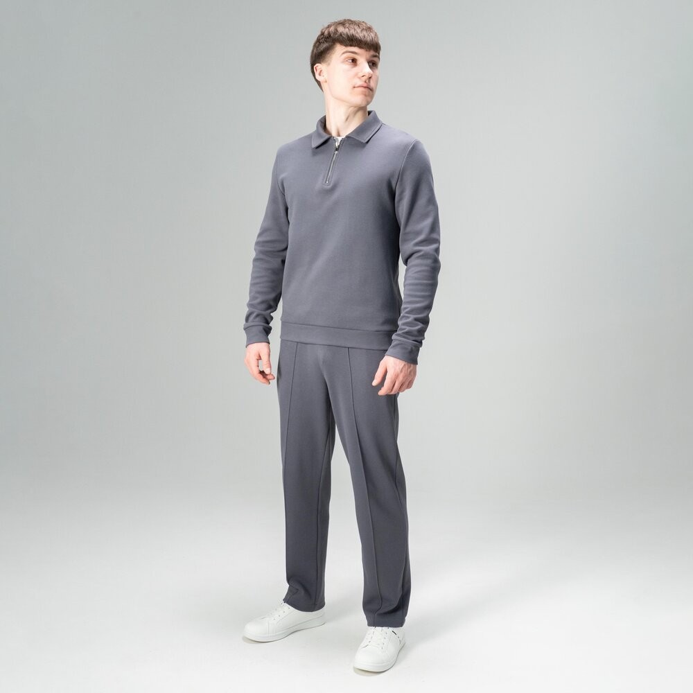 Темно-сірий спортивний костюм для чоловіків Pobedov Binance. Весна осінь спортивний комплект POB_00000009361
