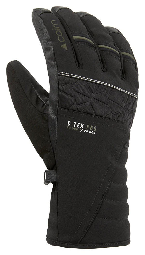 Cairn перчатки лыжные Summit black-khaki 10 0494156-108-10