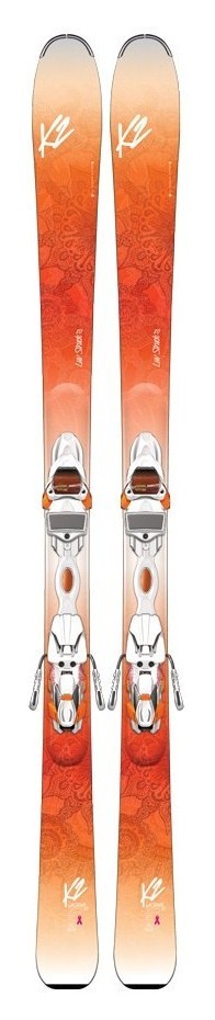 Ліжі гірські (комплект) K2 LUV STRUCK 80+ER3 10 TP TCX 156см Orange/white (10A0401.141.1+10A1006.141.1) RCH_22180
