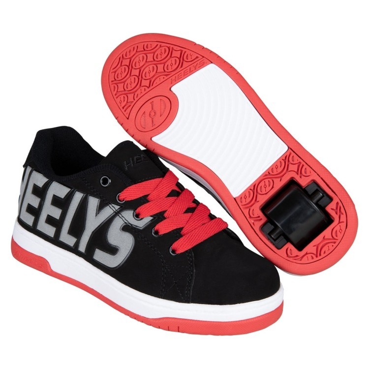 Роликові кросівки Heelys Split (HE101382) Black/Red HLY-B1W-6885